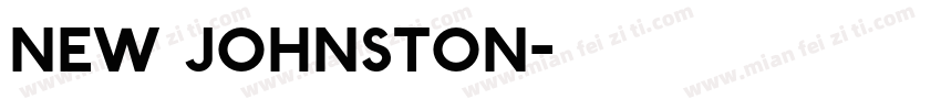 new johnston字体转换